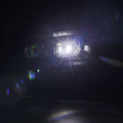 AlphaRex 19-21 Ram 2500 LUXX LED Proj Headlights Plank Style Black w/Activ Light/Seq Signal/DRL - B2B Diesel & Gas Service