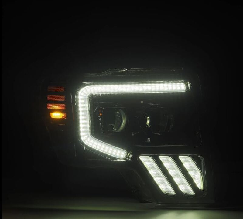 AlphaRex 09-14 Ford F-150 PRO-Series Projector Headlights Black w/Activation Light Seq Signal SB DRL - B2B Diesel & Gas Service