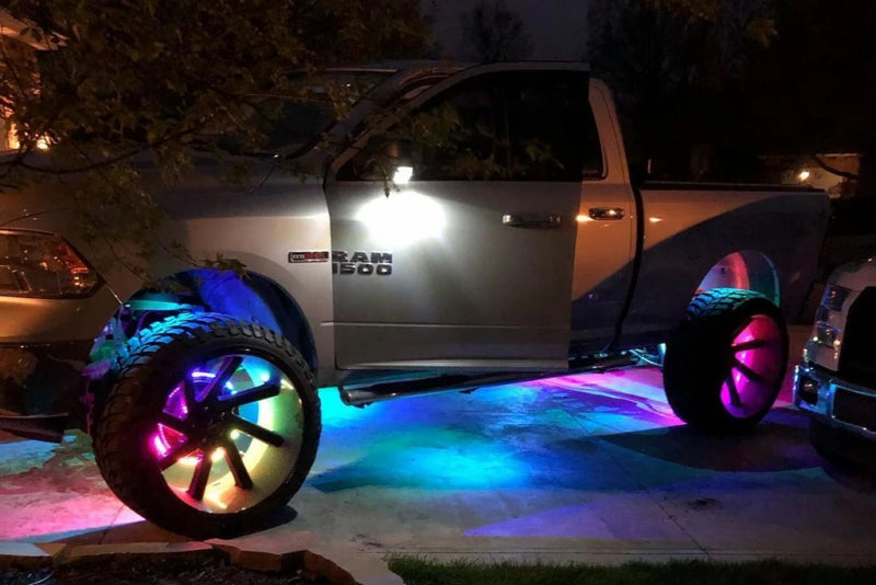Oracle LED Illuminated Wheel Rings - ColorSHIFT Dynamic - ColorSHIFT - Dynamic - B2B Diesel & Gas Service