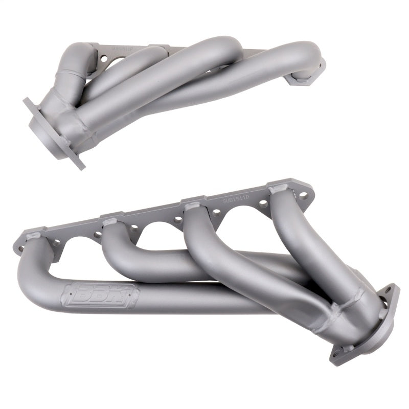 BBK 79-93 Mustang 351 Swap Shorty Unequal Length Exhaust Headers - 1-5/8 Titanium Ceramic - B2B Diesel & Gas Service