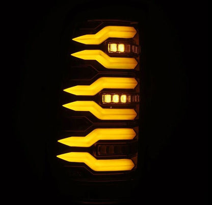 AlphaRex 99-06 Chevrolet Silverado/99-06 GMC Sierra LUXX-Series LED Tail Lights - Black - B2B Diesel & Gas Service