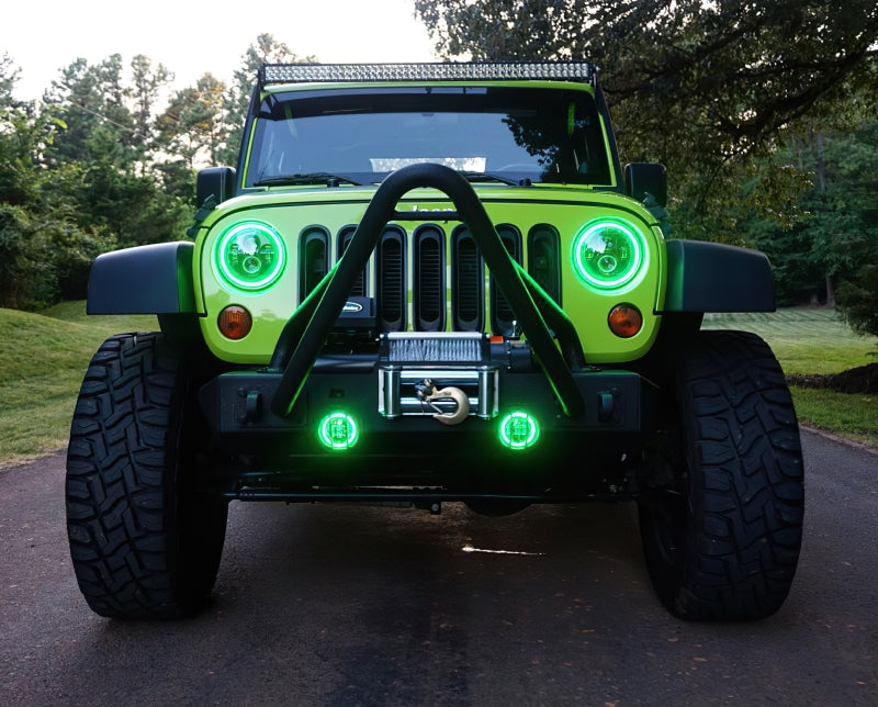 Oracle 7in High Powered LED Headlights - Black Bezel - Dynamic - Dynamic - B2B Diesel & Gas Service