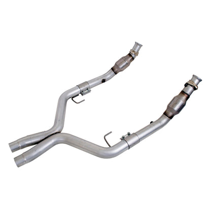 BBK 05-10 Mustang 4.6 GT High Flow X Pipe With Catalytic Converters - 2-3/4 - B2B Diesel & Gas Service