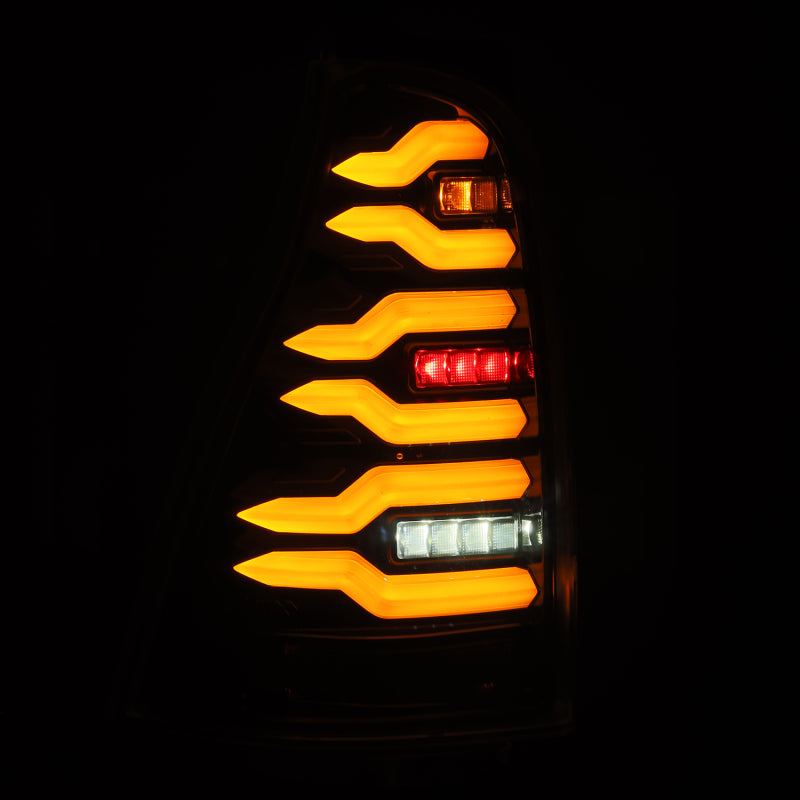 AlphaRex 03-09 Toyota 4Runner LUXX-Series LED Tail Lights- Black - B2B Diesel & Gas Service