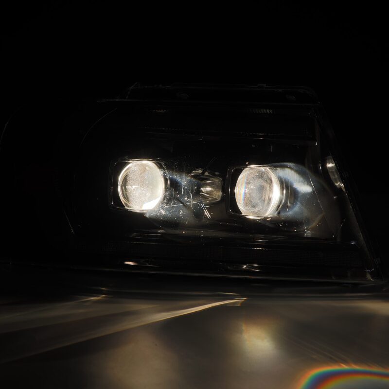 AlphaRex 04-08 Ford F150 PRO-Series Projector Headlights Chrome w/ Sequential Signal and DRL - B2B Diesel & Gas Service