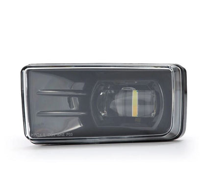 AlphaRex 07-13 Chevrolet Silverado/04-17 Tahoe DoubleTap Dual Color LED Proj Fog Lights - Wt/Ambr - B2B Diesel & Gas Service