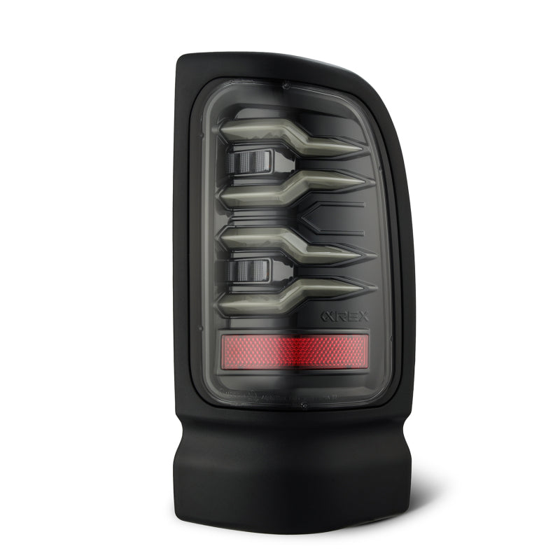AlphaRex 94-01 Dodge Ram 1500/2500/3500 LUXX-Series LED Tail Lights - Alpha-Black - B2B Diesel & Gas Service
