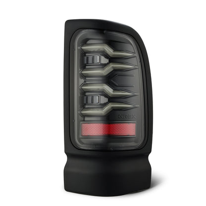 AlphaRex 94-01 Dodge Ram 1500/2500/3500 LUXX-Series LED Tail Lights - Alpha-Black - B2B Diesel & Gas Service
