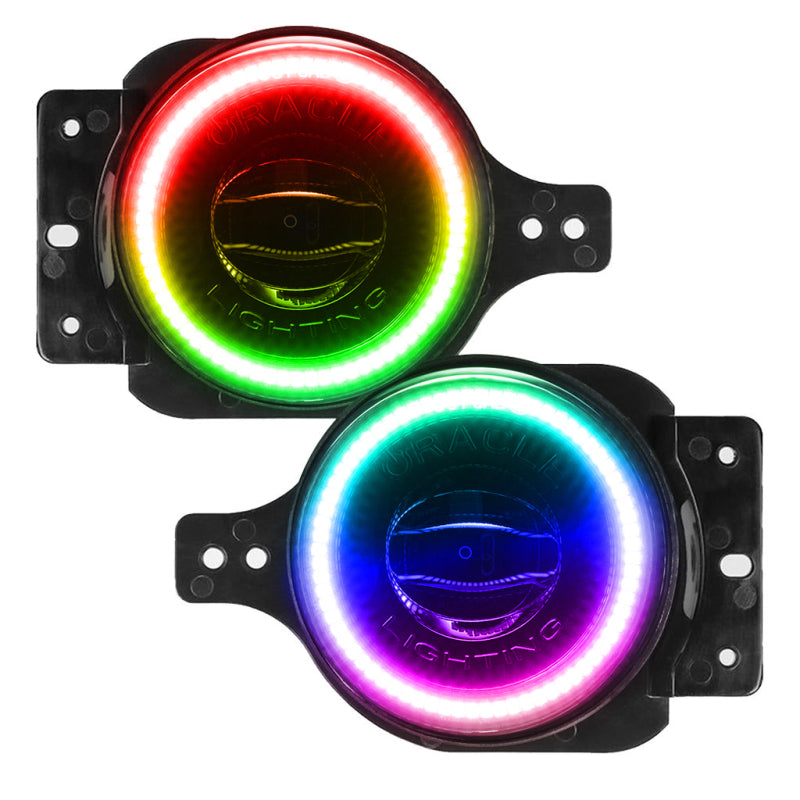 Oracle Jeep Wrangler JL/JT Sport High Performance W LED Fog Lights - w/o Controller - B2B Diesel & Gas Service