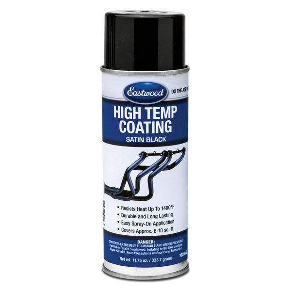 Eastwood Satin Black Hi-Temp Coating 11.75 oz Aerosol 