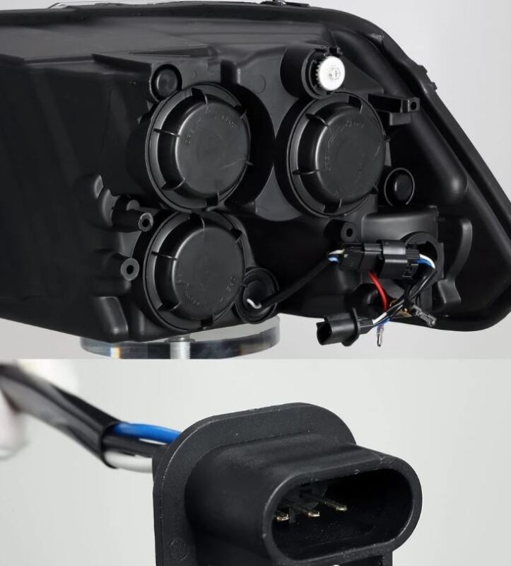 AlphaRex 09-18 Dodge Ram 1500HD PRO-Series Projector Headlights Plank Style Chrome w/Seq Signal/DRL - B2B Diesel & Gas Service