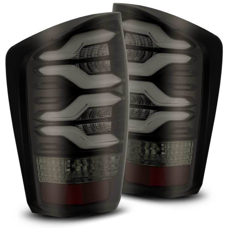 AlphaRex 16-21 Toyota Tacoma LUXX LED Taillights Blk/Red w/Activ Light/Seq Signal - B2B Diesel & Gas Service