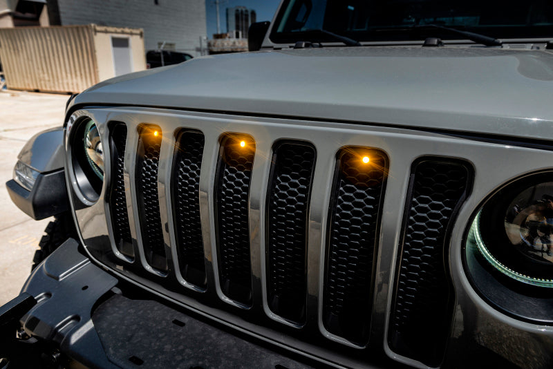 Oracle Pre-Runner Style LED Grille Kit for Jeep Gladiator JT - Amber - B2B Diesel & Gas Service