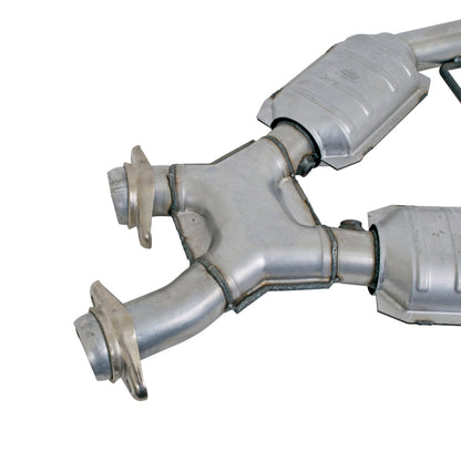 BBK 96-98 Mustang 4.6 GT High Flow X Pipe With Catalytic Converters - 2-1/2 - B2B Diesel & Gas Service