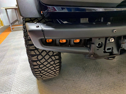 Oracle High 21-22 Ford Bronco Triple LED Fog Light kit for Steel Bumper - B2B Diesel & Gas Service