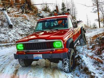 Oracle Pre-Installed Lights 7x6 IN. Sealed Beam - ColorSHIFT Halo - B2B Diesel & Gas Service