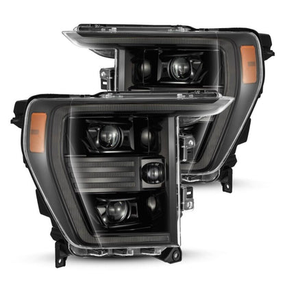 AlphaRex 21-22 Ford F150 PRO-Series Projector headlights Alpha-Black w/Activ Light/Seq Signal - B2B Diesel & Gas Service