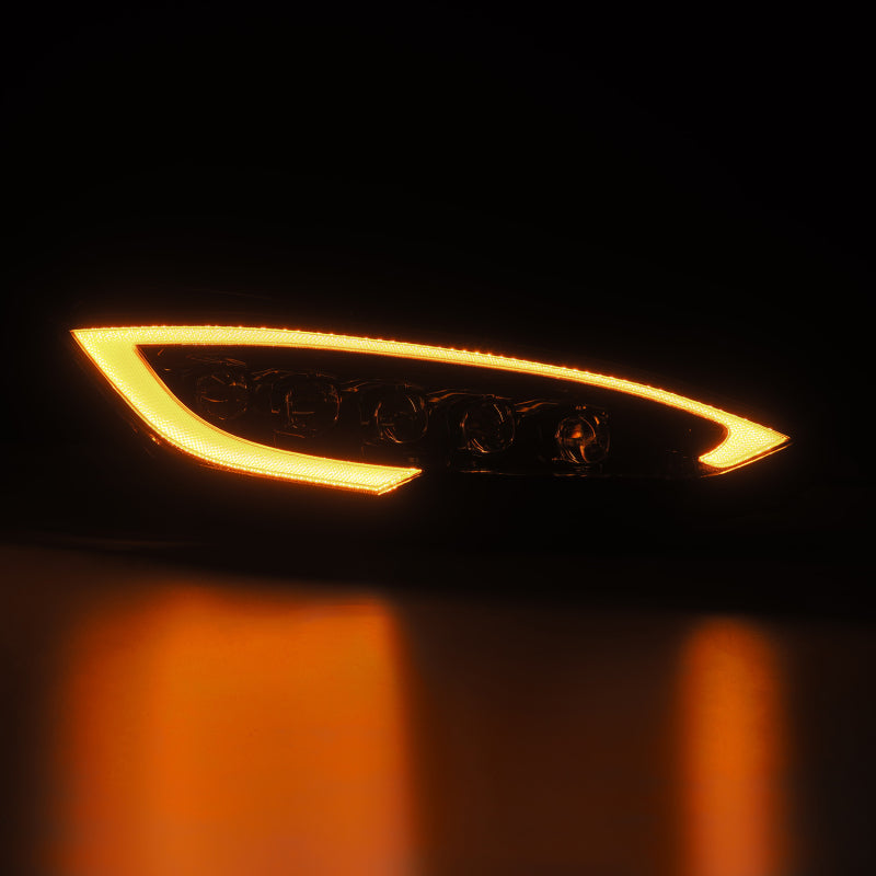 AlphaRex 12-21 Tesla Model S NOVA LED Proj Headlights Alpha-Black w/Actv Light & Seq.Sig / SB DRL - B2B Diesel & Gas Service