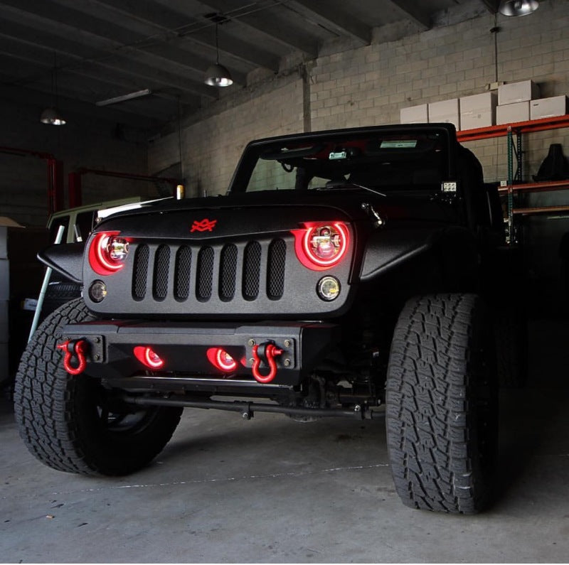 Oracle 7in High Powered LED Headlights - Black Bezel - ColorSHIFT - BC1 - B2B Diesel & Gas Service