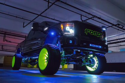 Oracle LED Illuminated Wheel Rings - ColorSHIFT No Remote - ColorSHIFT No Remote - B2B Diesel & Gas Service