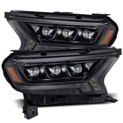 AlphaRex 19-21 Ford Ranger NOVA LED Proj Headlight Plnk Style Alpha Blk w/Activ Light/Seq Signal/DRL - B2B Diesel & Gas Service
