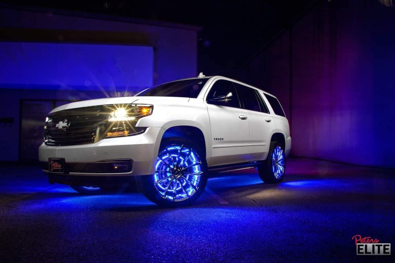 Oracle LED Illuminated Wheel Rings - ColorSHIFT - 15in. - ColorSHIFT No Remote - B2B Diesel & Gas Service