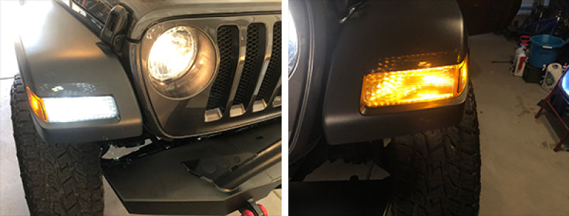 Oracle 7443-CK LED Switchback High Output Can-Bus LED Bulbs - Amber/White Switchback - B2B Diesel & Gas Service