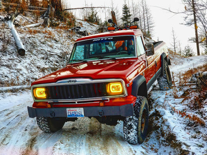 Oracle Pre-Installed Lights 7x6 IN. Sealed Beam - ColorSHIFT Halo - B2B Diesel & Gas Service