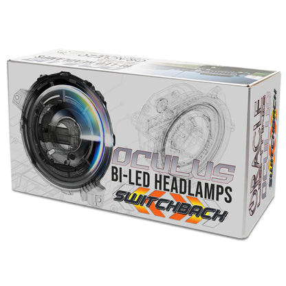 Oracle Jeep JL/Gladiator JT Oculus Bi-LED Projector Headlights - Amber/White Switchback - B2B Diesel & Gas Service