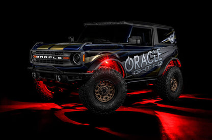 Oracle Underbody RGB+W Wheel Well Rock Light Kit - 8 PCS - ColorSHIFT - B2B Diesel & Gas Service