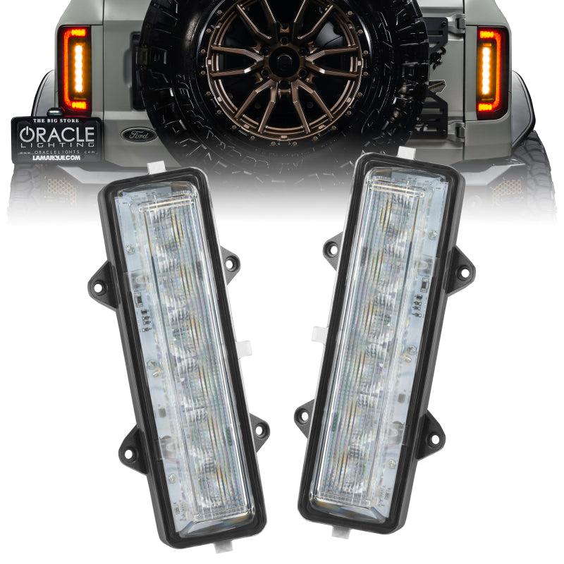 Oracle Lighting 21-23 Ford Bronco Dual Function Reverse LED Flush Taillight - Amber/Wht - B2B Diesel & Gas Service