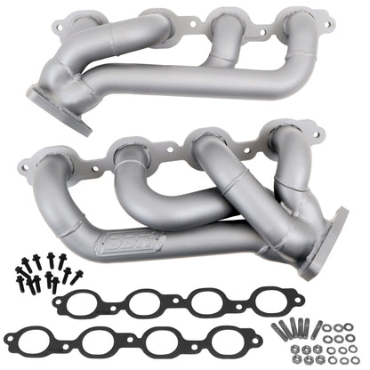 BBK 14-18 GM Truck 5.3/6.2 1 3/4in Shorty Tuned Length Headers - Titanium Ceramic - B2B Diesel & Gas Service