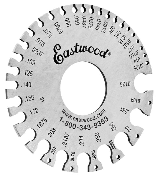 Eastwood Sheet Metal Gauge - B2B Diesel & Gas Service