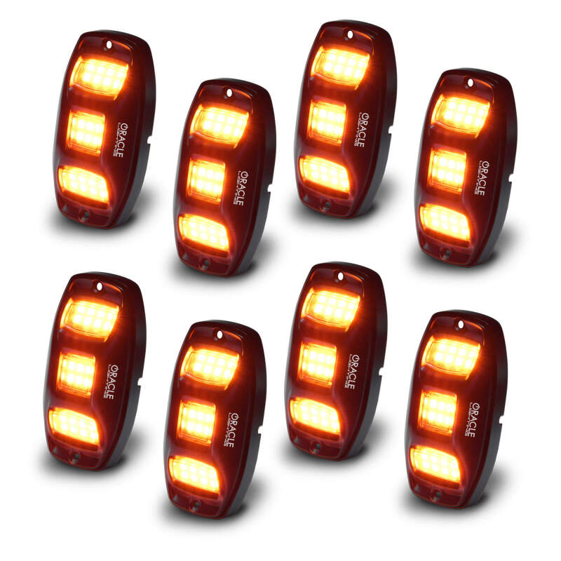Oracle Underbody RGB+W Wheel Well Rock Light Kit - 8 PCS - ColorSHIFT - B2B Diesel & Gas Service