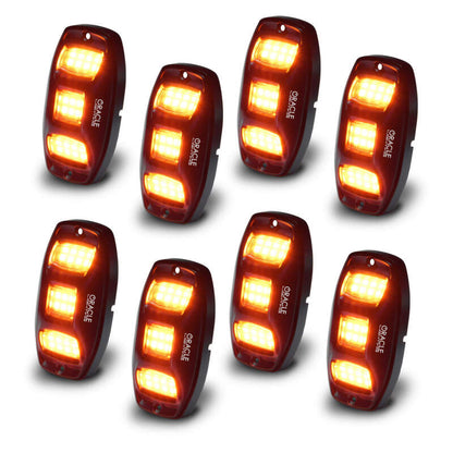 Oracle Underbody RGB+W Wheel Well Rock Light Kit - 8 PCS - ColorSHIFT - B2B Diesel & Gas Service