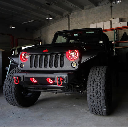 Oracle 7in High Powered LED Headlights - Black Bezel - Dynamic - Dynamic - B2B Diesel & Gas Service