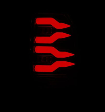AlphaRex 97-03 Ford F150 / 99-16 Ford F250/F350/F450/F550 LUXX-Series LED Tail Lights - Alpha-Black - B2B Diesel & Gas Service