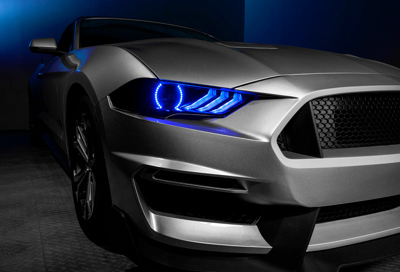 Oracle Lighting 18-23 Ford Mustang Dynamic ColorSHIFT LED Headlights - Black Series - B2B Diesel & Gas Service