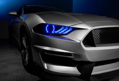 Oracle Lighting 18-23 Ford Mustang Dynamic ColorSHIFT LED Headlights - Black Series - B2B Diesel & Gas Service