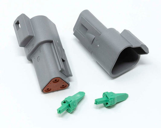 Eastwood Crimp-Right 2 Piece Three Cavity Deutsch Receptacle Connector 