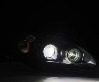 AlphaRex 99-09 Honda S2000 LUXX-Series Projector LED Headlights - Black - B2B Diesel & Gas Service