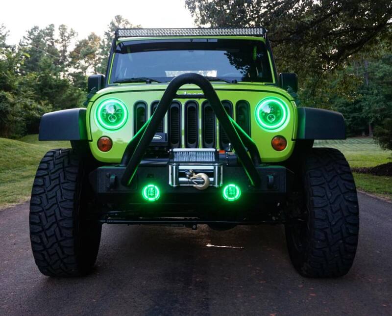 Oracle 7in High Powered LED Headlights - Black Bezel - ColorSHIFT - BC1 - B2B Diesel & Gas Service