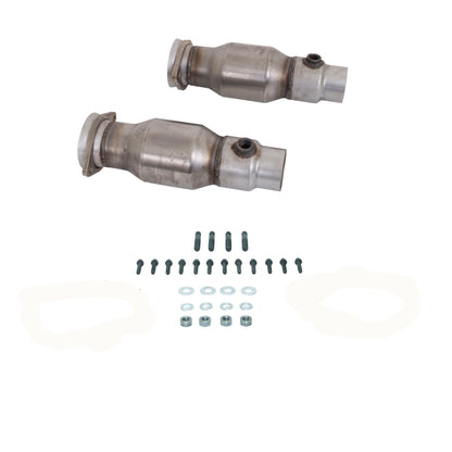 BBK 10-15 Camaro LS3 L99 Long Tube Exhaust Headers With Converters - 1-3/4 Chrome - B2B Diesel & Gas Service