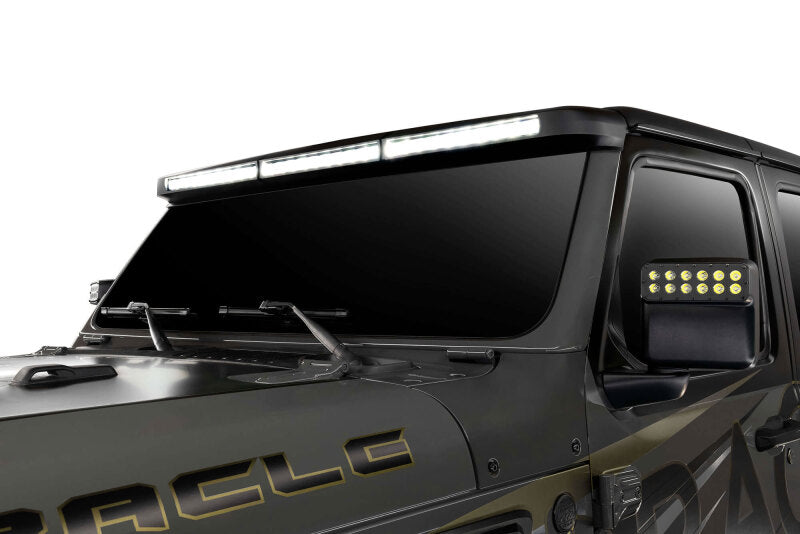 Oracle Jeep Wrangler JL/Gladiator JT Integrated Windshield LED Light Bar System - B2B Diesel & Gas Service