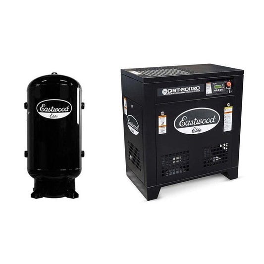 QST 80/120 Scroll Compressor and 80 Gallon Air Tank Kit 
