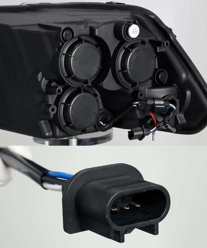 AlphaRex 09-18 Ram 1500HD LUXX Proj Headlight Plnk Style Jet Blk w/Activ Light/Seq Signal/Smoked DRL - B2B Diesel & Gas Service