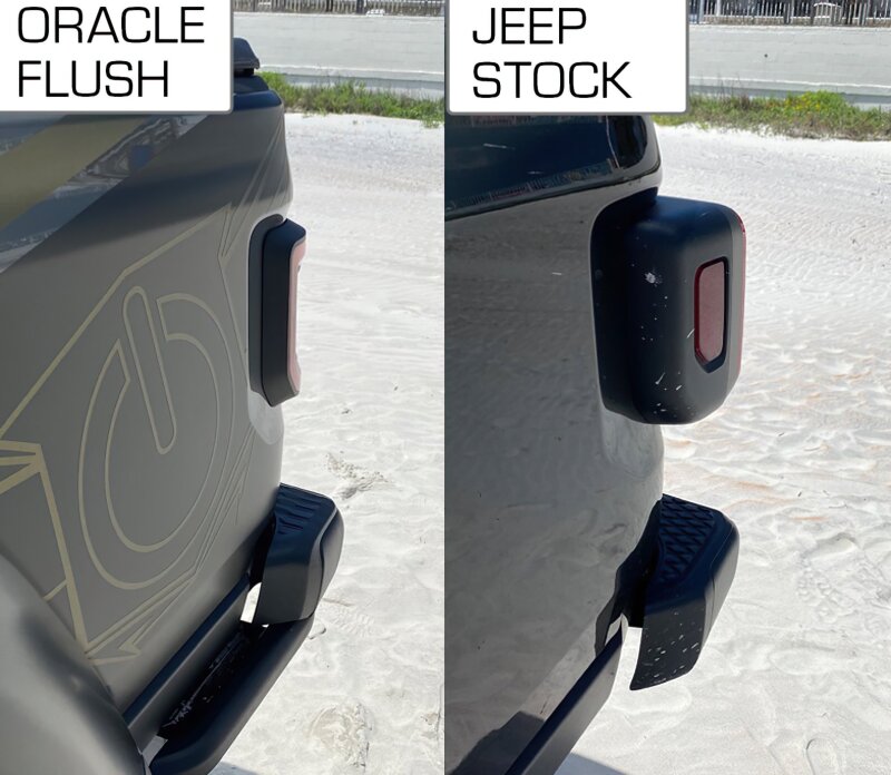 Oracle Jeep Gladiator JT Flush Mount LED Tail Lights - B2B Diesel & Gas Service