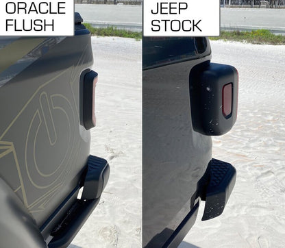 Oracle Jeep Gladiator JT Flush Mount LED Tail Lights - B2B Diesel & Gas Service