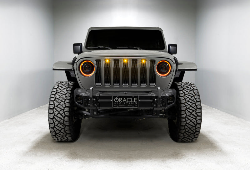 Oracle Jeep JL/Gladiator JT Oculus Bi-LED Projector Headlights - Amber/White Switchback - B2B Diesel & Gas Service