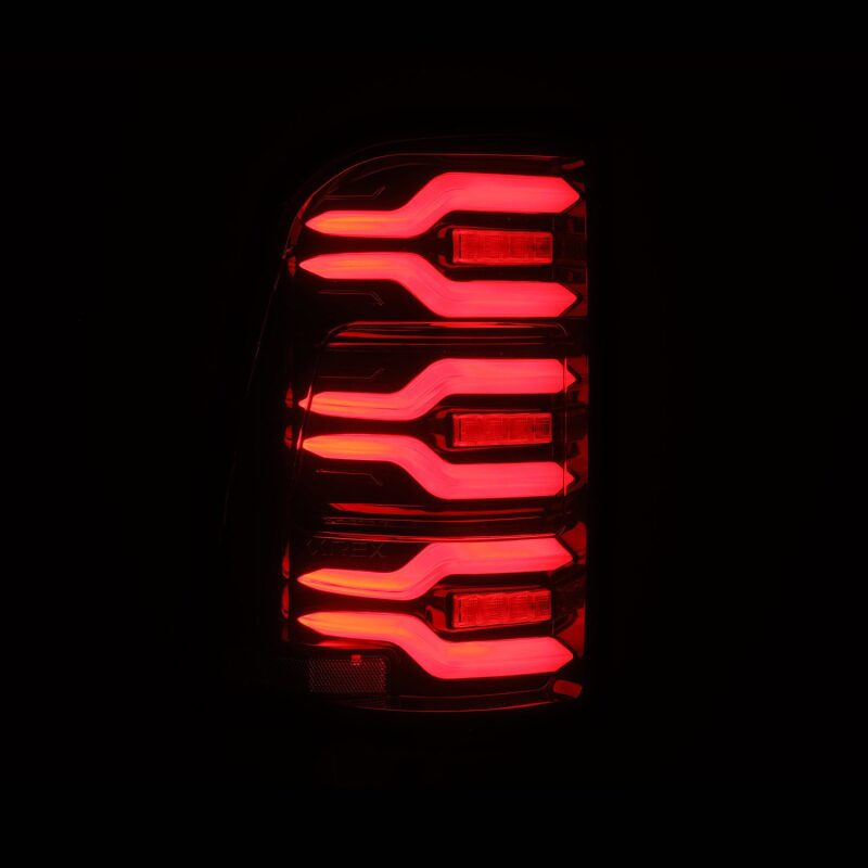 AlphaRex 19-21 Dodge Ram 1500 Luxx-Series LED Tail Lights Black/Red w/Activ Light/Seq Signal - B2B Diesel & Gas Service